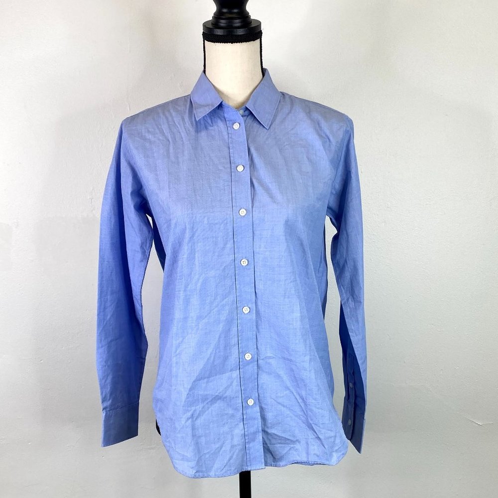 Everlane Blue Long Sleeve Shirt